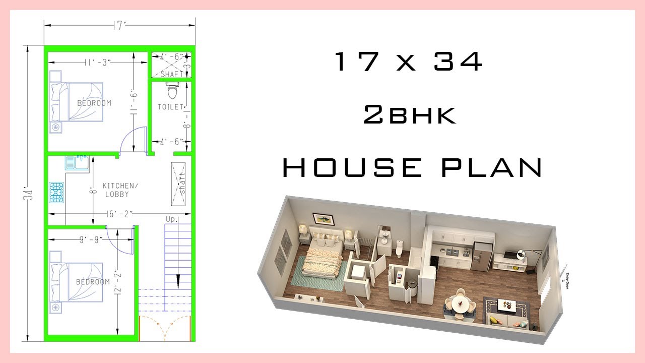 17*34 House Plan