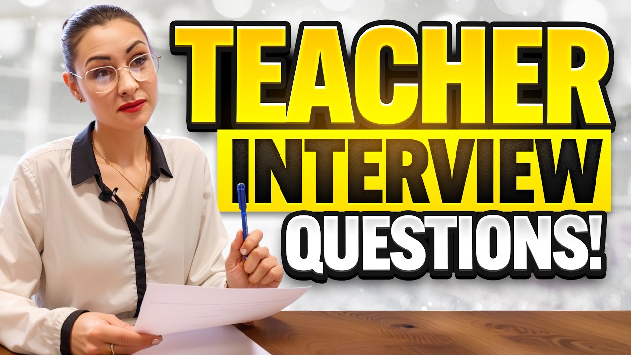 TEACHER INTERVIEW QUESTIONS & ANSWERS! (Mock Interview) How To PASS a Teacher Interview!
