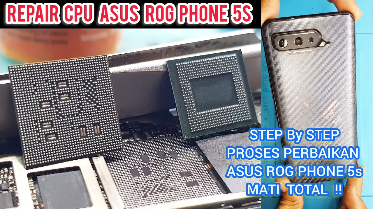 ASUS ROG PHONE 5s MATI TOTAL SECARA TIBA-TIBA ‼ CPU PROBLEM DEATH SOLUTION ASUS ROG PHONE 5S ‼