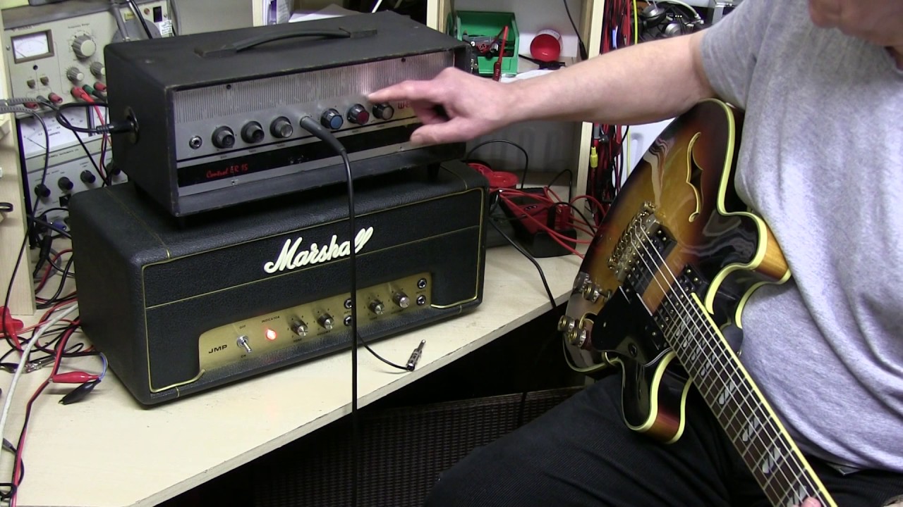 Marshall PA20, WEM ER15 Vintage Amp heads. Sound Comparison Part3