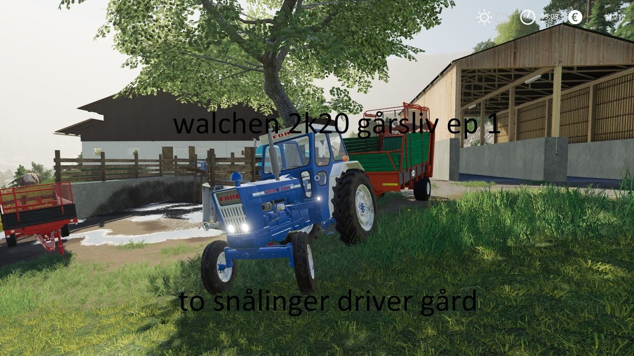 Forhøsting med Ford 5000 fs 19