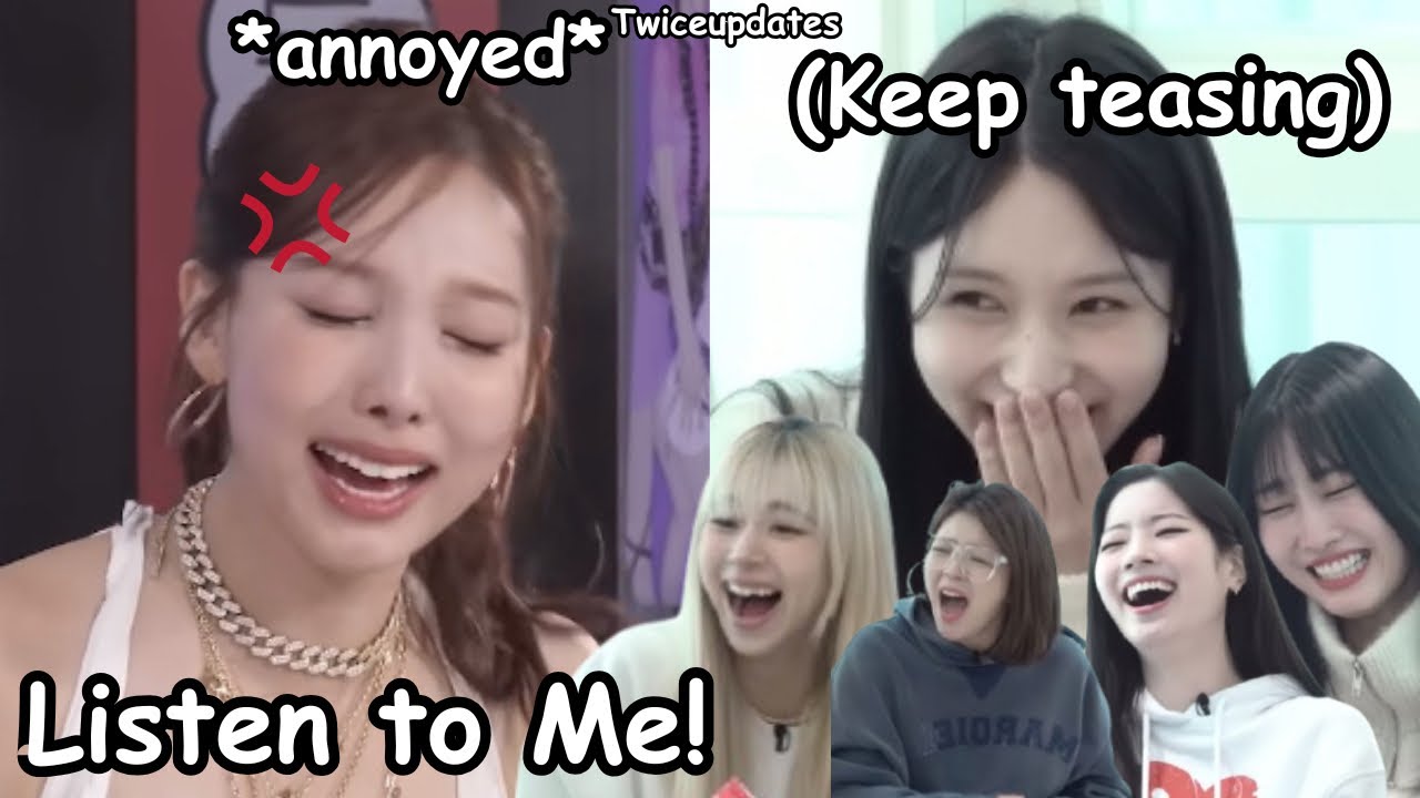 twice disrespecting nayeon ft. tzuyu making twice laugh so hard