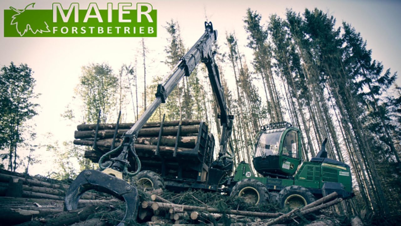 Forstbetrieb Maier | Forstarbeiten | Harvester | Rückezug | Rottne |John Deere | Niederbayern