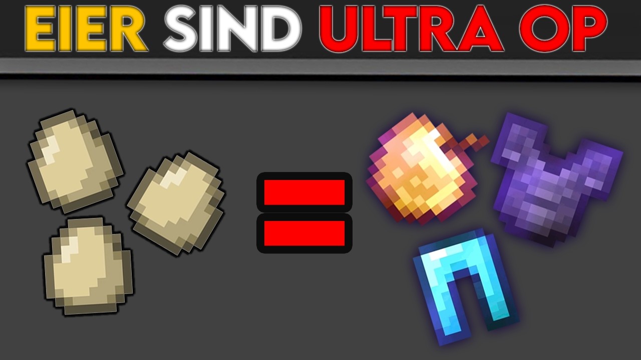 Minecraft, aber EIER sind ULTRA OP