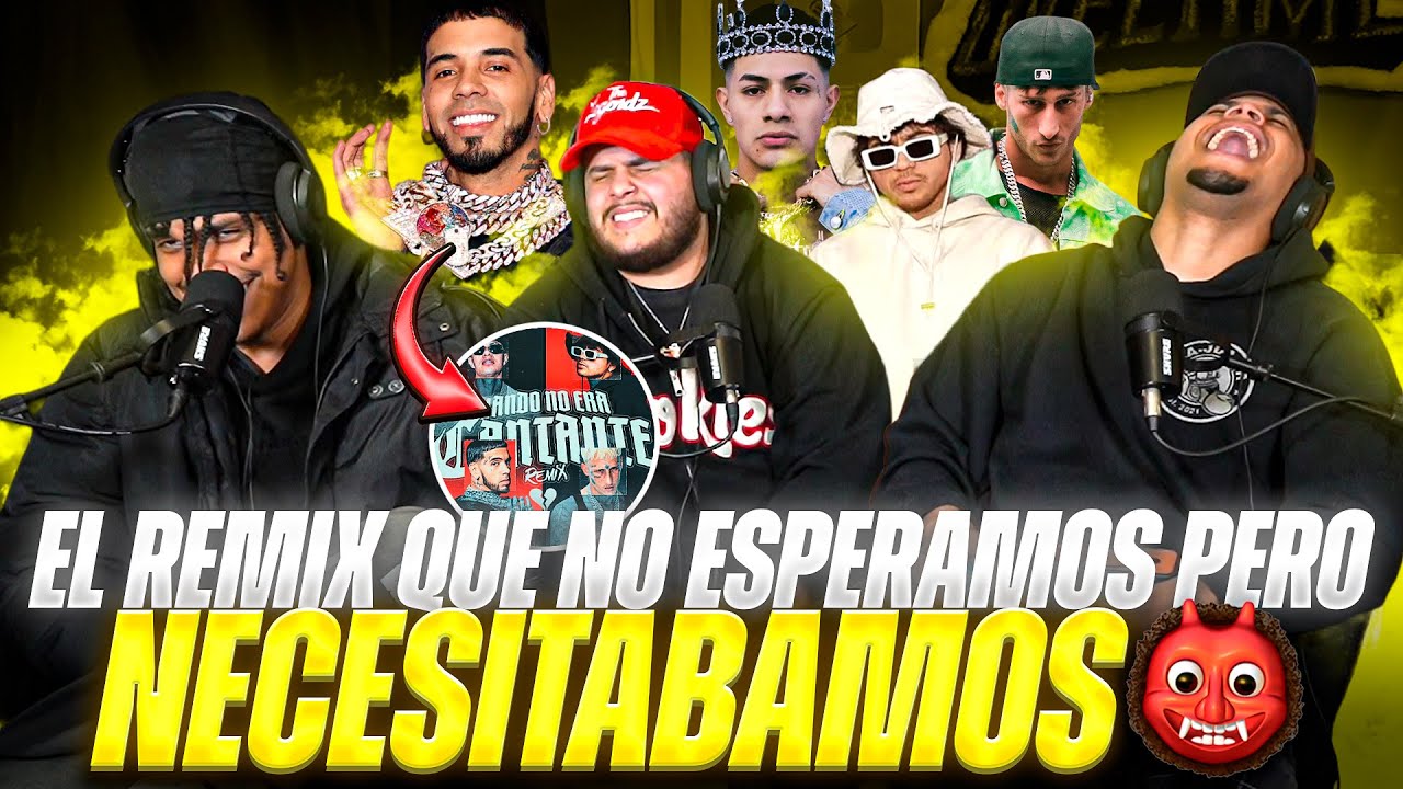 EL “REMIX DEL AÑO” CUANDO NO ERA CANTANTE de ANUEL, EL BOGUETO, FUERZA R y YOUNG BEEF… 