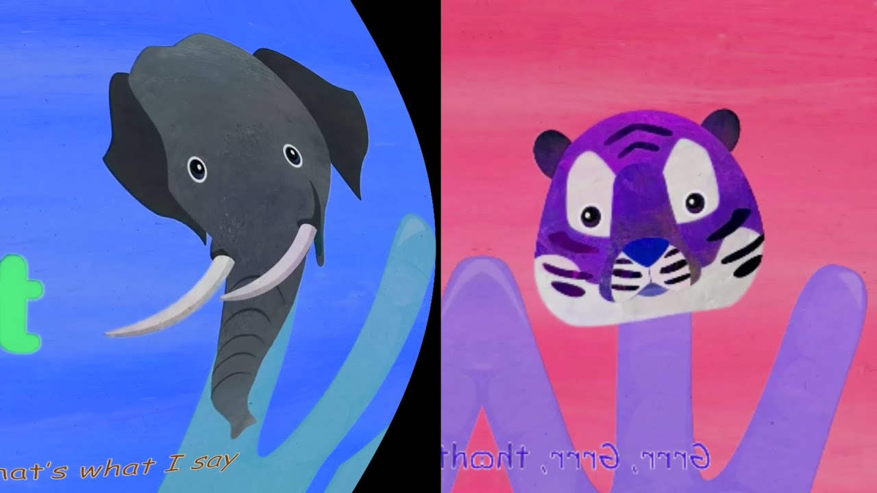 Elephant Finger and Tiger Finger What Do You Say Effects//Sponsored By Gamavison Csupo Effects 
