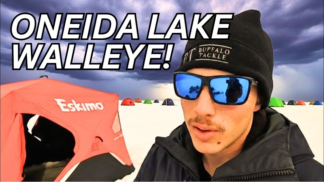 ONEIDA LAKE Ice Fishing | Where Are The Walleye?