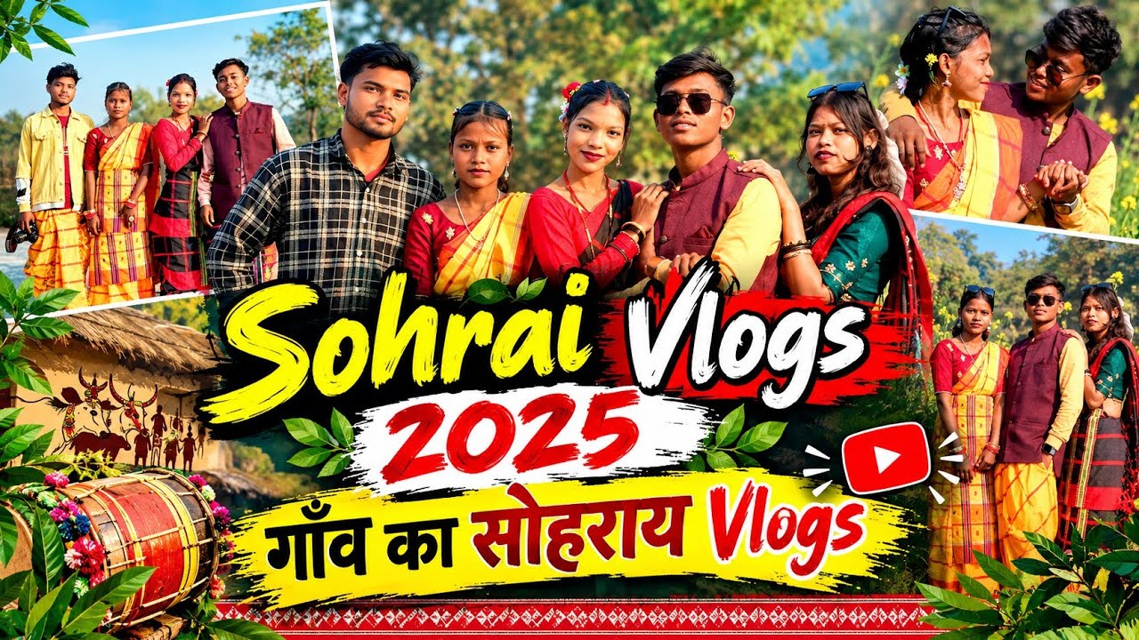 Sagun sohrai 2026 vlog  | आतु सोहराय 2026 #sohrai  #manojreelsvlog #vlog #santhalivlog #sohrai