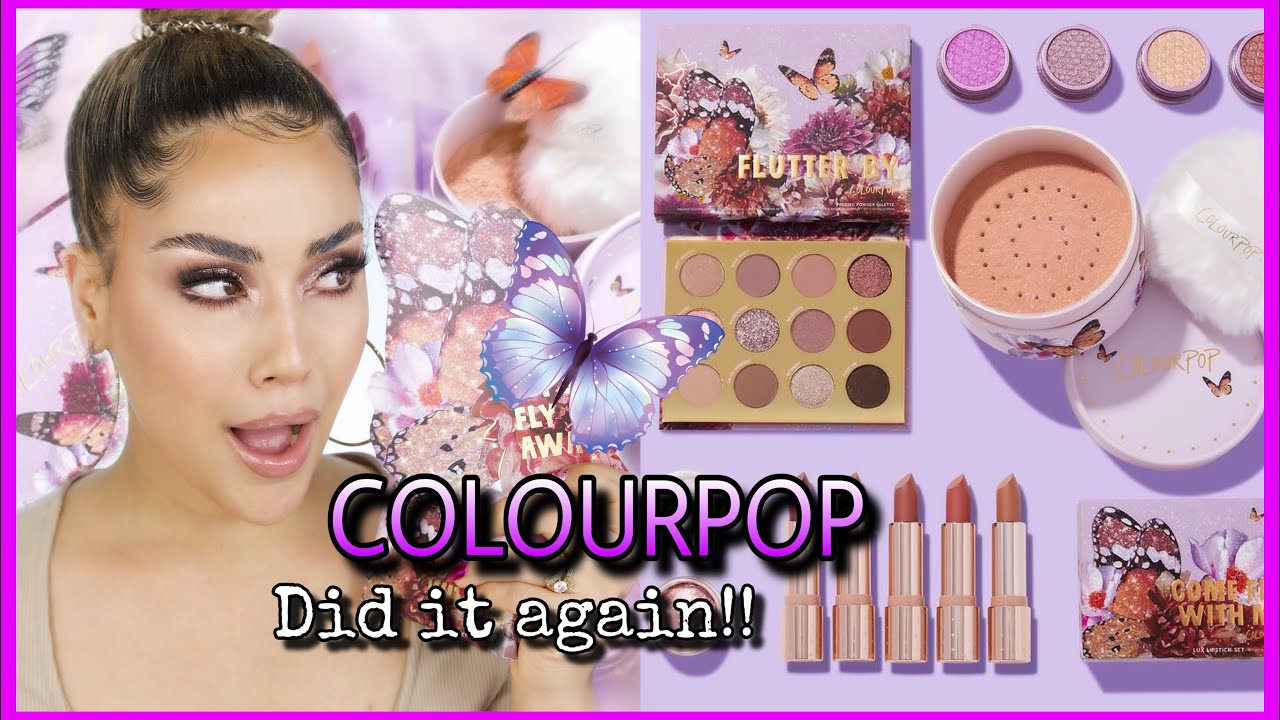 NEW* COLOURPOP BUTTERFLY ENTIRE COLLECTION | FIRST IMPRESSION + TUTORIAL