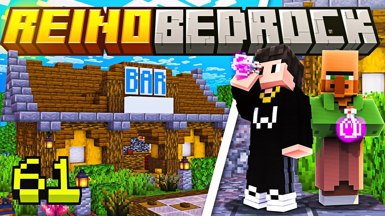 Farm de POÇÕES minecraft bedrock 1.21+ REINO BEDROCK #61