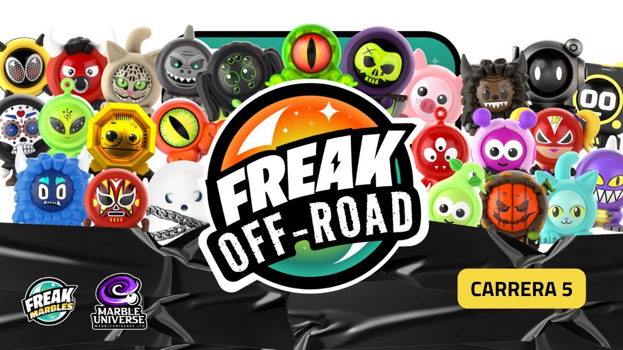 CARRERA 5  | OFF-ROAD DE FREAK MARBLES  #freakmarbles  #marblerun