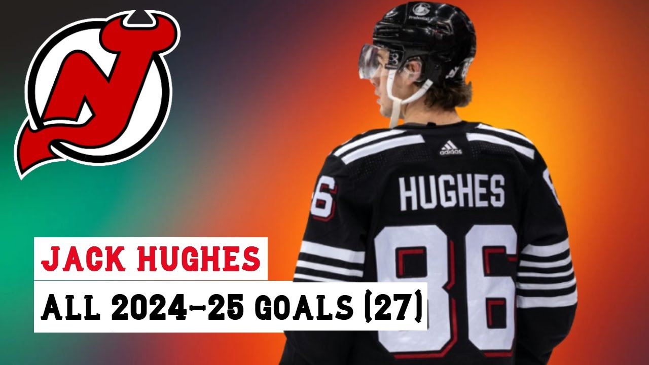 Jack Hughes (#86) All 27 Goals of the 2024-25 NHL Season