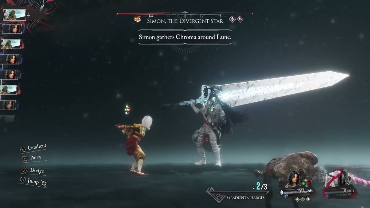 Clair Obscur: Expedition 33 | Simon the Divergent Star Fight | x20 HP, Expert, No Feint, Parry game