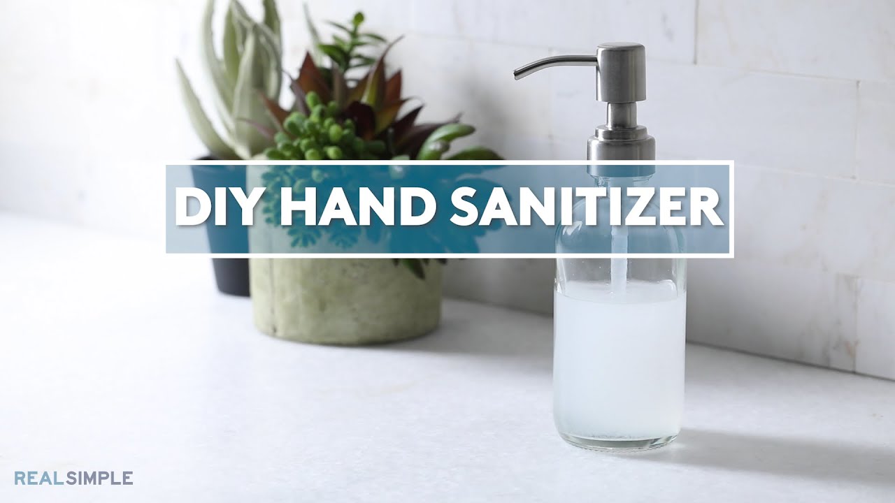 How to Make Hand Sanitizer | DIY | Real Simple