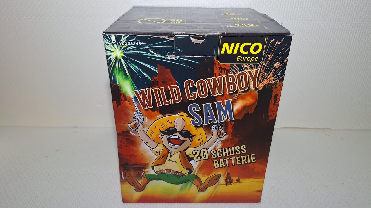 Solide! Nico Europe Wild Cowboy Sam 24,99€ 💥🎇🤠🎆💥
