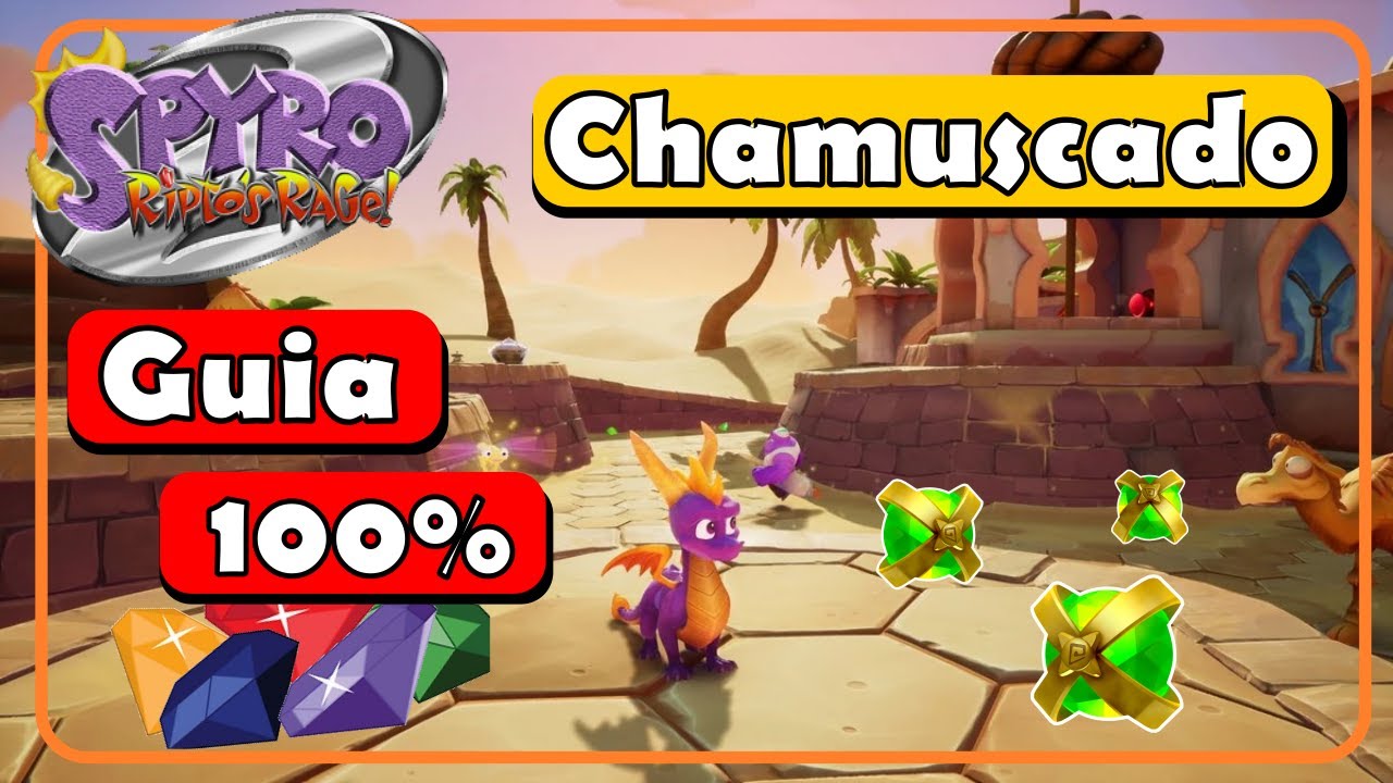 Guia 100% CHAMUSCADO - TODOS los ORBES y GEMAS | Spyro Ripto's Rage
