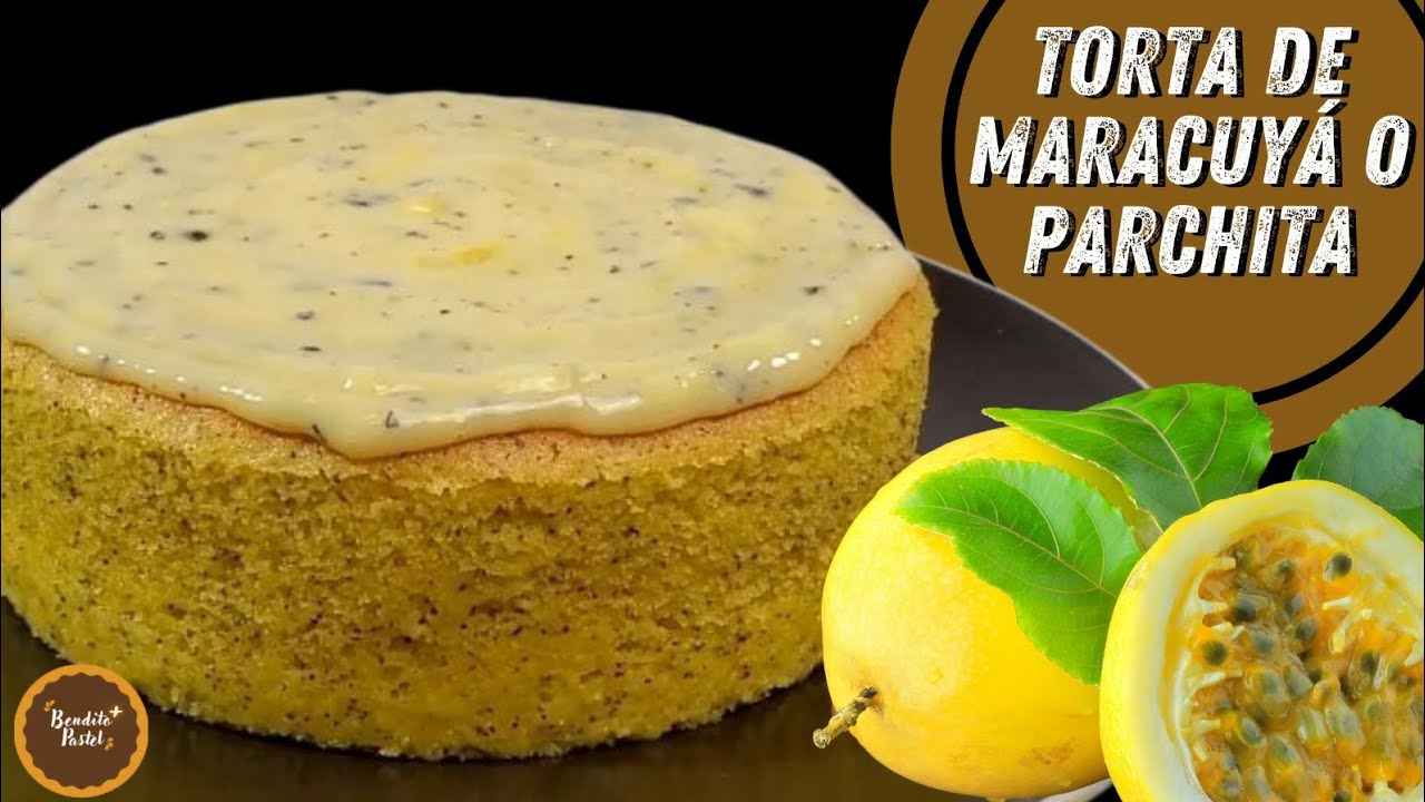 EN LICUADORA TORTA DE MARACUYÁ _ FÁCIL Y RÁPIDA _ TORTA CON GLASEADO 😊