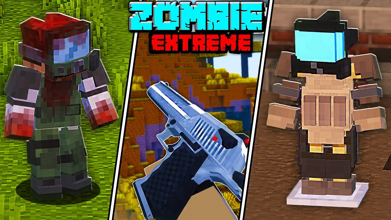 How to turn Minecraft into a Zombie Apocalypse with 1 mod! (1.19.2) | zombie extreme mod