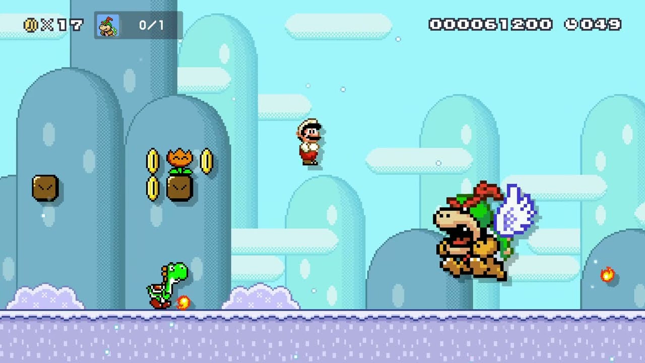 K.Tze Community | Winterwoods by K.Tze 🍄Super Mario Maker 2 Switch 2 No Commentary #dsh