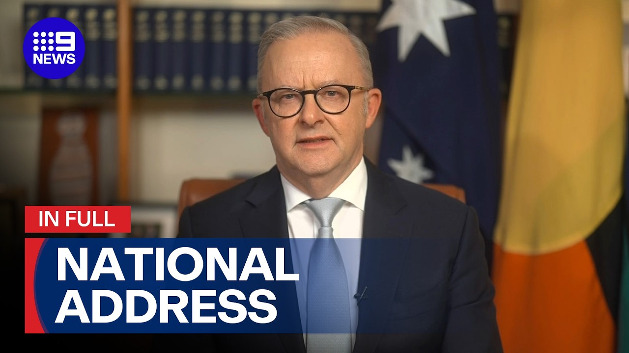 IN FULL: Albanese addresses nation on Middle East war and fuel crisis | 9 News Australia