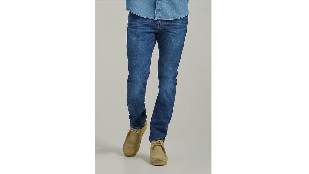 Джинсы Lee EUROPEAN COLLECTION LUKE SLIM TAPERED Dark Worn Kansas 112332515
