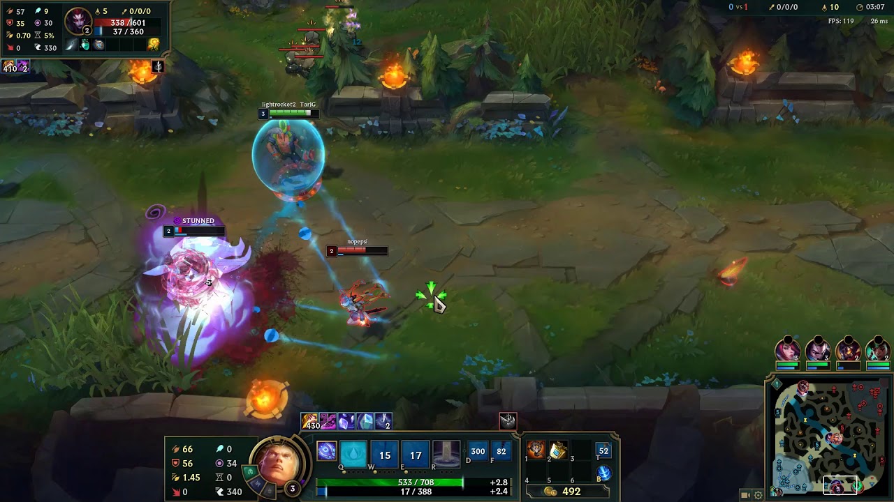 Taric Jungle Ganking -- Elise is Seething