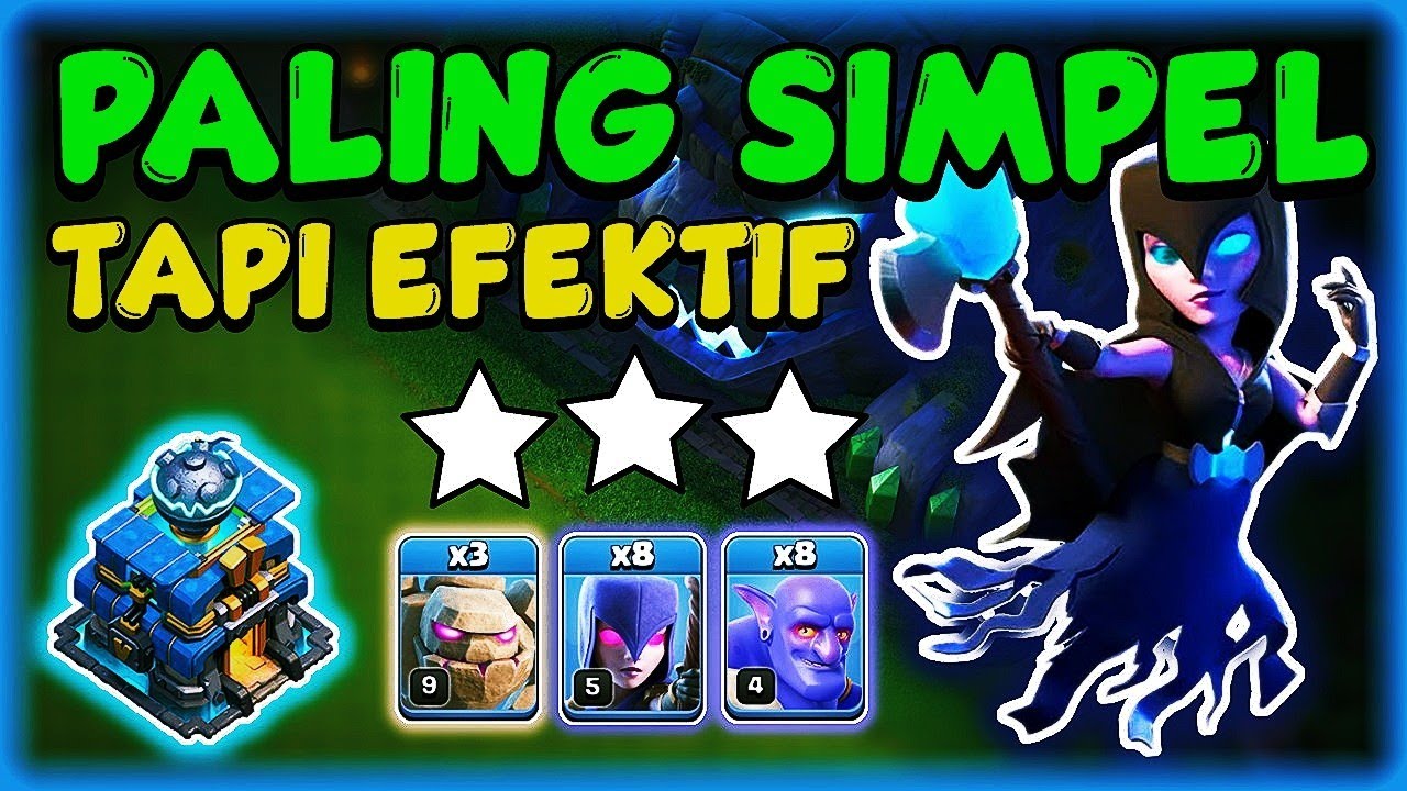 GOLEM WITCH TH 12 PASUKAN PALING MUDAH UNTUK MERATAKAN BASE LAWAN