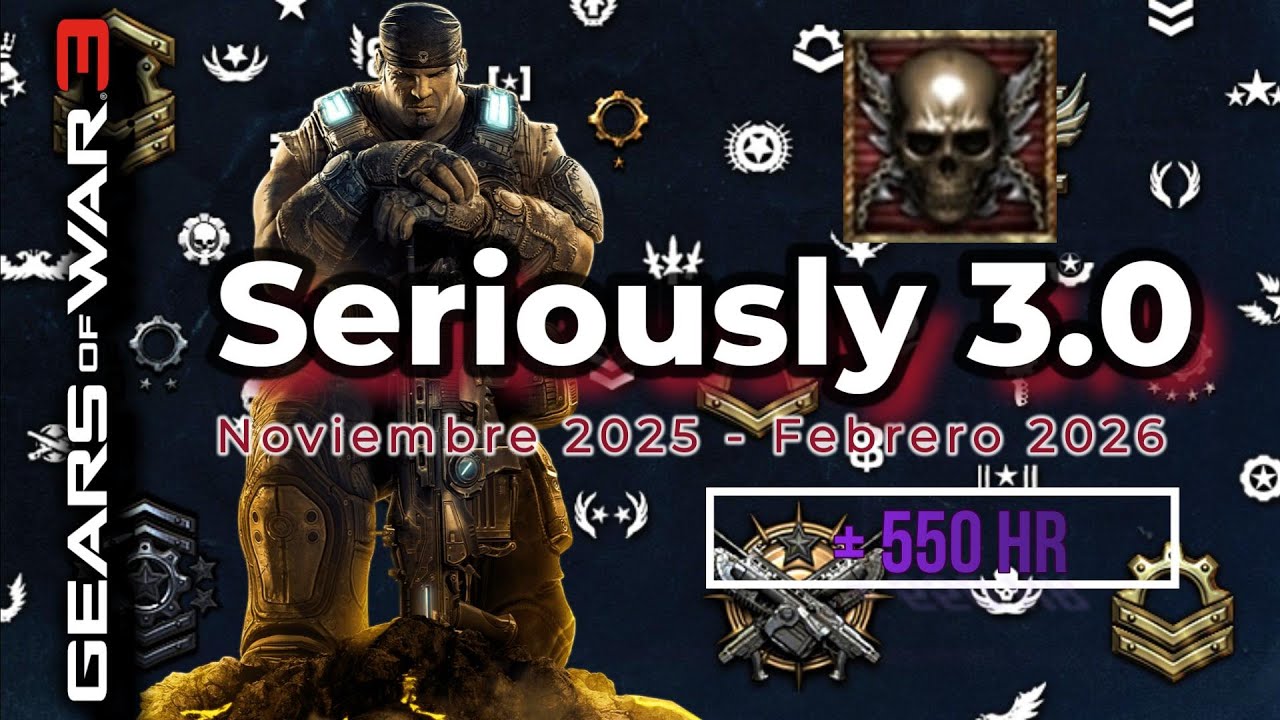 🔴 LIVE - 54 - 65 Medallas Onyx  Gears of war 3 - Xbox Ss - 360