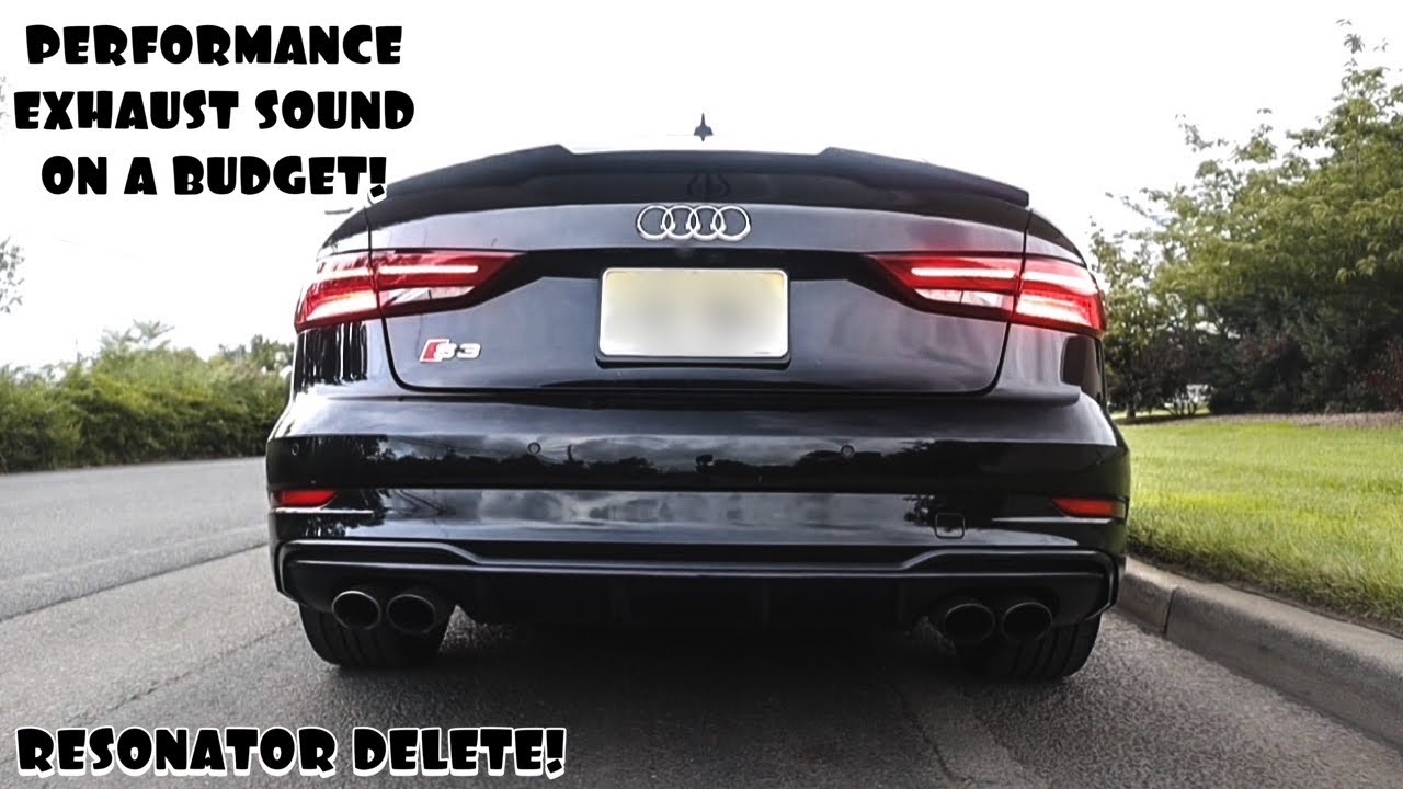 The BEST Sounding Audi/Volkswagen Exhaust Setup On A Budget! S3/Golf R Resonator Delete Kit!