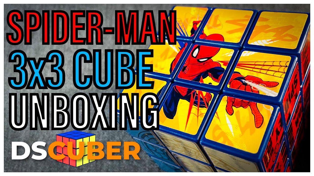SPIDER-MAN 3x3 CUBE UNBOXING (SPIDER-MAN NO WAY HOME)