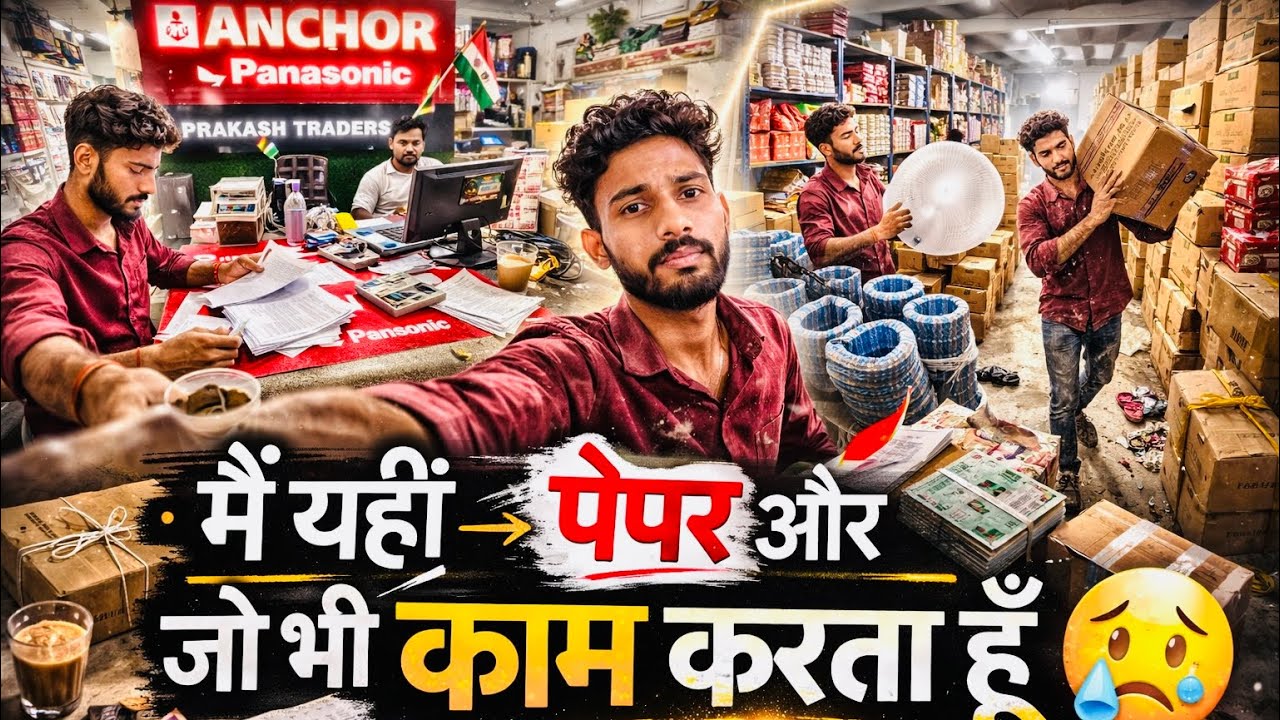 मैं यही पेपर और जो भी काम करता हूँ 😢 | Small Business Owner Daily Life Vlog 2026