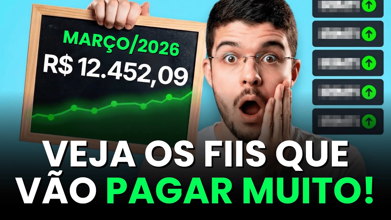 SAIU! ANALISANDO os RENDIMENTOS DOS FIIS para MARÇO! FIIS ESTÃO PAGANDO BEM? DESCUBRA!