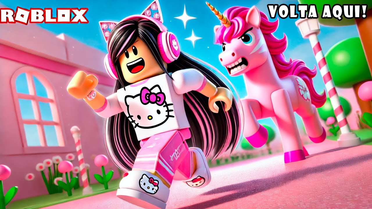 Cavalinhos Bonitinhos? NÃO! Roblox Corra Da Fábrica De Pônei