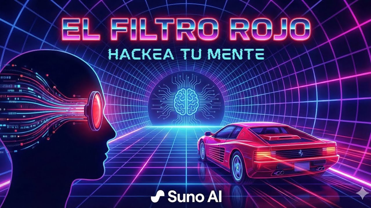 🔴 El Filtro Rojo - Dark Synthwave / Retrowave (Suno AI)