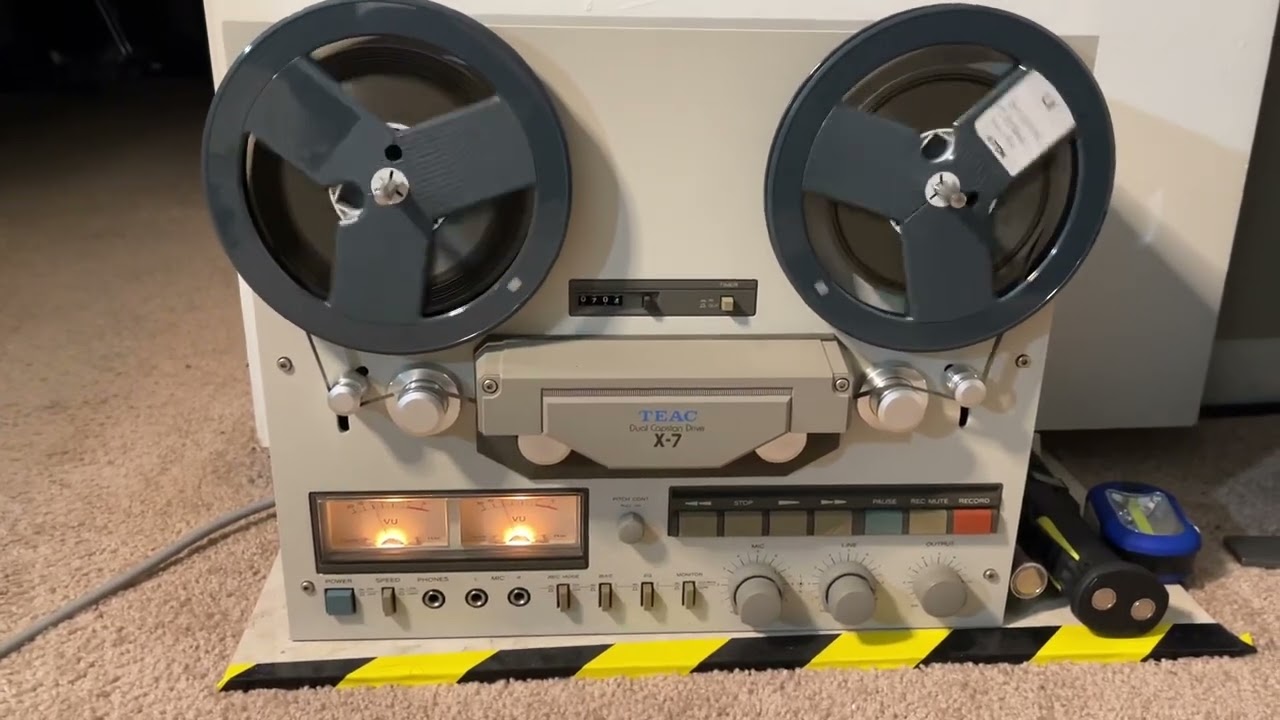 System overall with TEAC X7 Reel to Reel as the source.