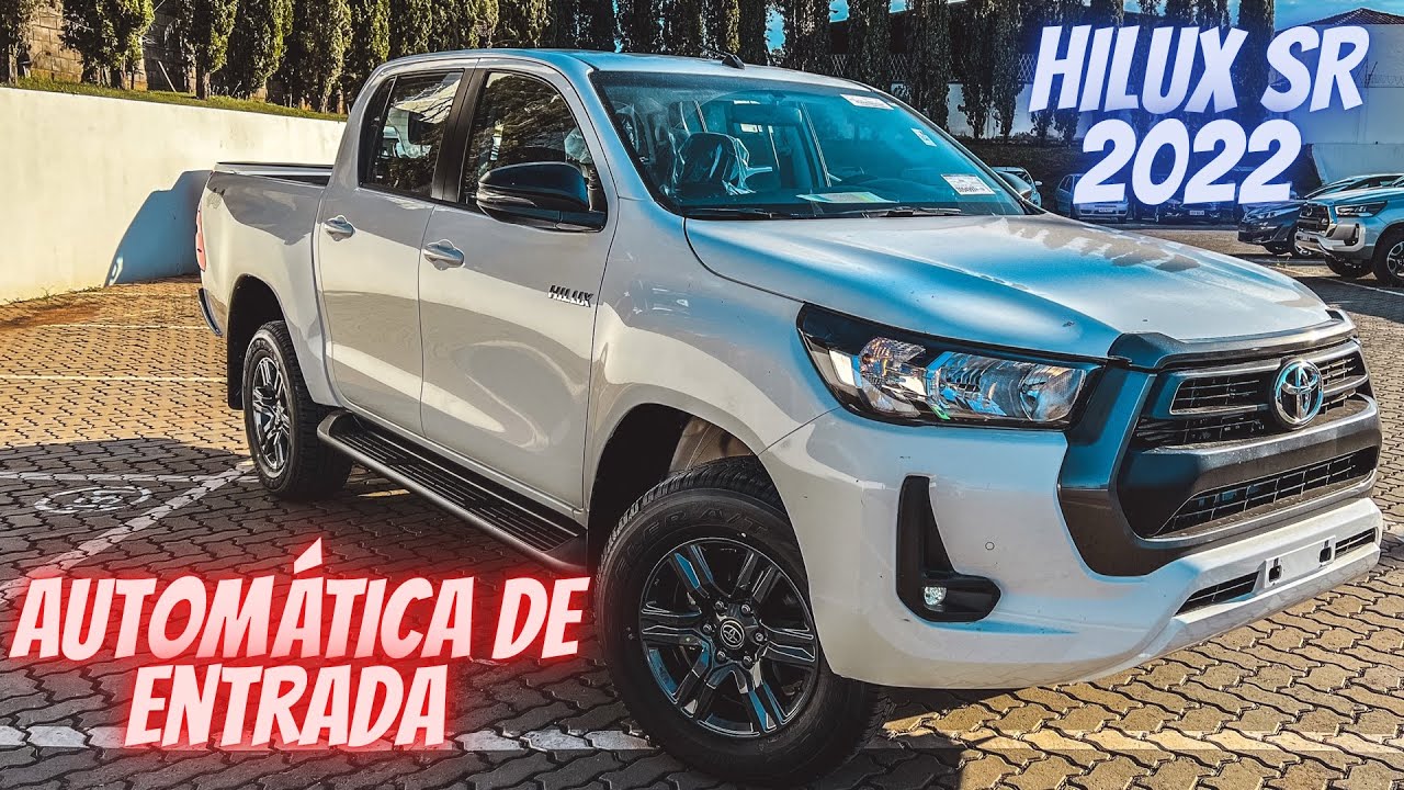 AVALIAÇÃO NOVA TOYOTA HILUX SR 204 CV - O MODELO AUTOMATICO DE ENTRADA DA TOYOTA HILUX 2022
