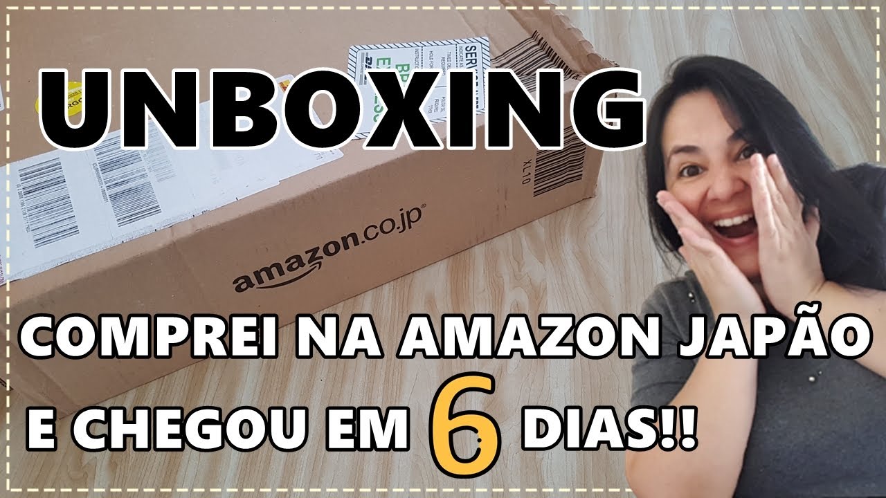 UNBOXING - Primeira Compra na Amazon Japão