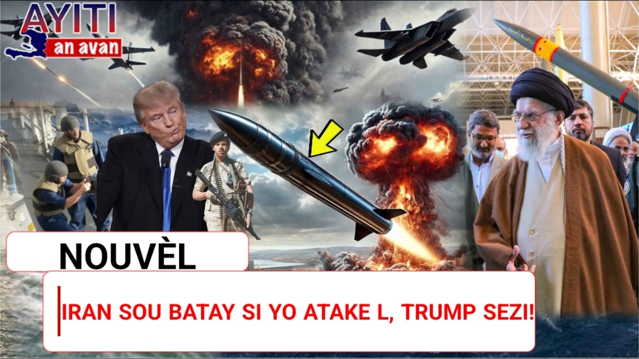 Iran sèmante li p ap pran okenn presyon. Bato lagè Etazini yo toujou prè peyi Iran.