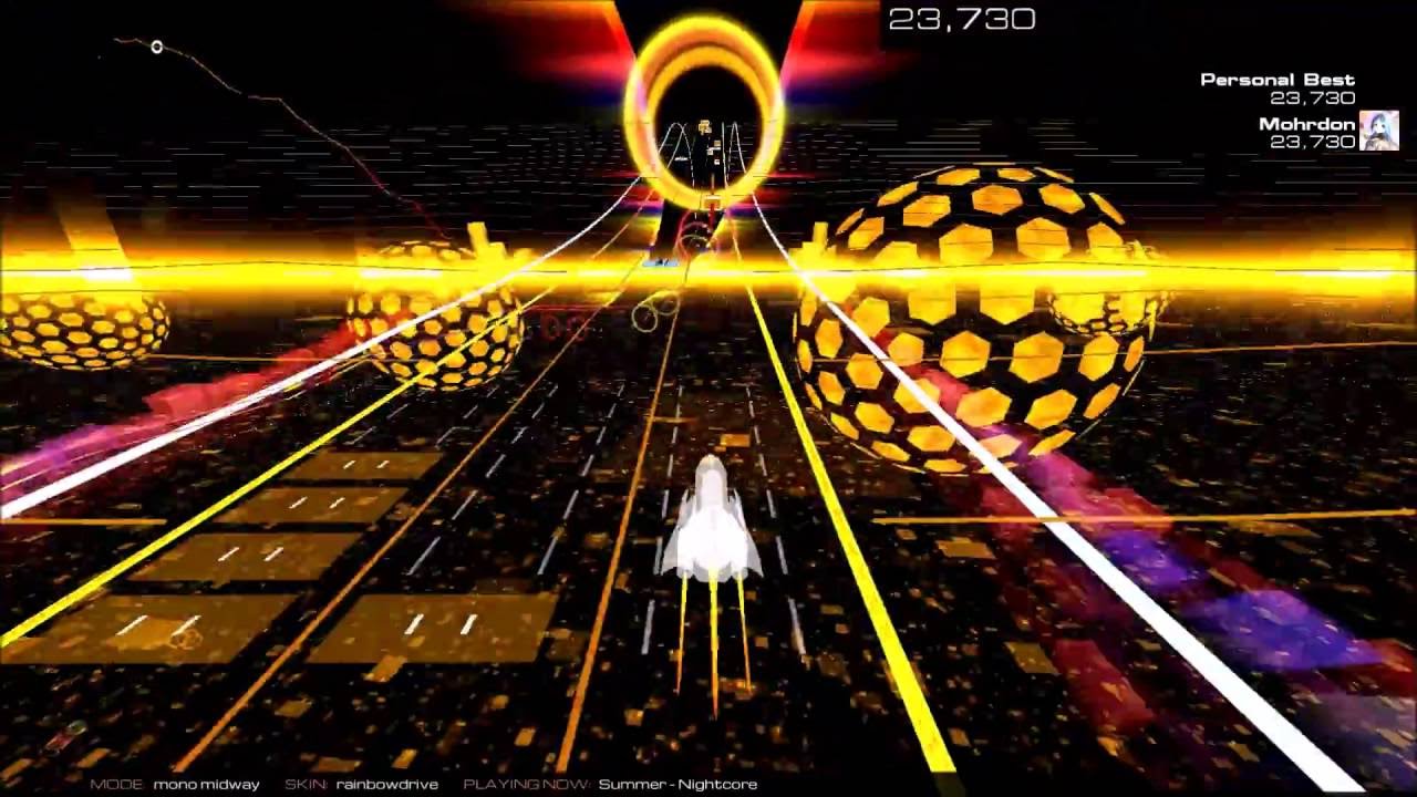 Audiosurf 2 : Nightcore - Summer [ TACACHO ft.Cider Sky ]