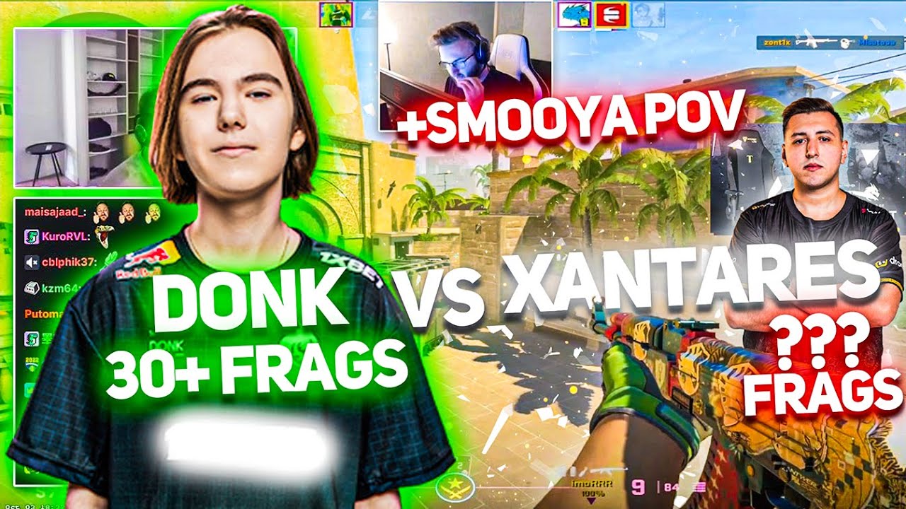 donk против XANTARES (CS2 FPL) | субтитры +чат