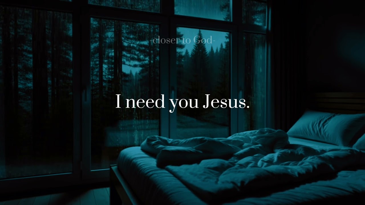 I'm weak, I need you Jesus