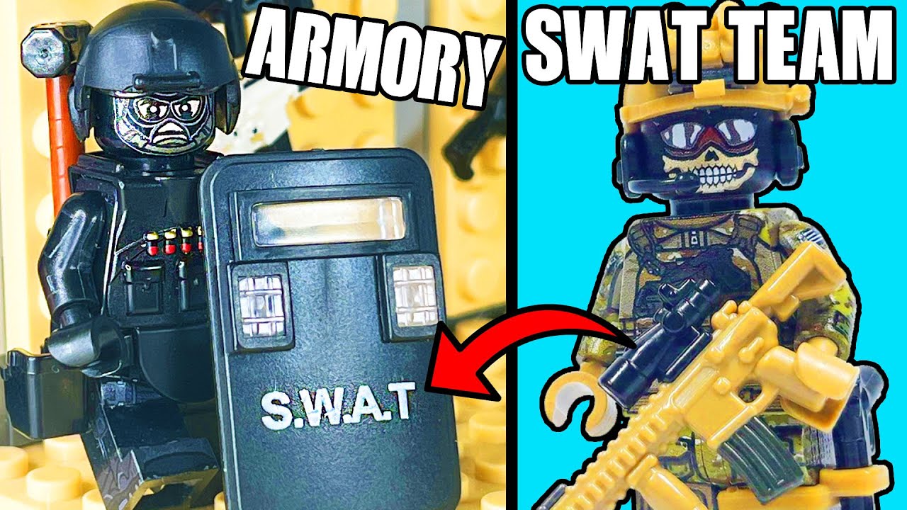 Я построил арсенал оружия LEGO SWAT TEAM...