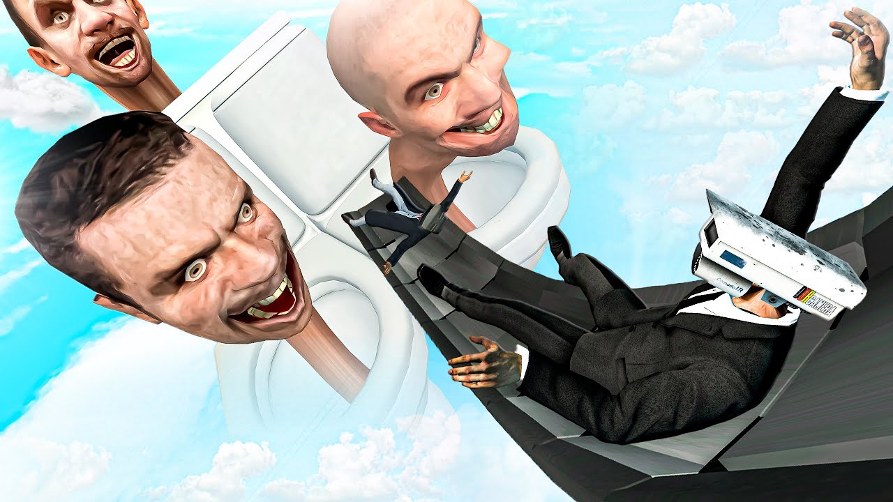 Garry's Mod - Skibidi Ragdoll Jumps (Toilet, Cameraman, TV Man, Speakerman, Projectorman) - Ep. 124