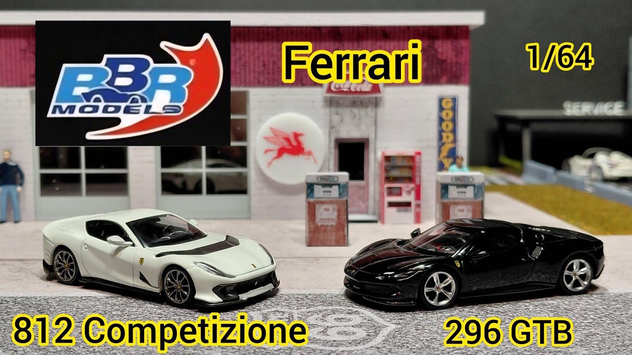 Распаковка и обзор новейших моделей Ferrari в масштабе 1/64 от BBR Models.