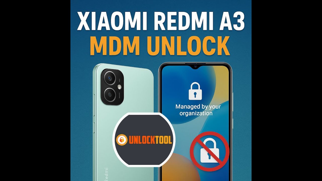 Xiaomi redmi a3 MDM remove