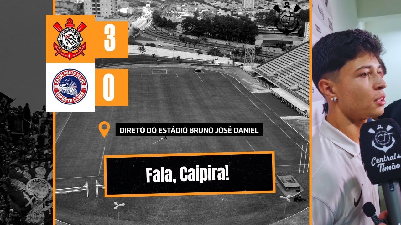 Caipira, lateral do Corinthians Sub-20, fala sobre a press&atilde;o de ser o atual campe&atilde;o da Copinha