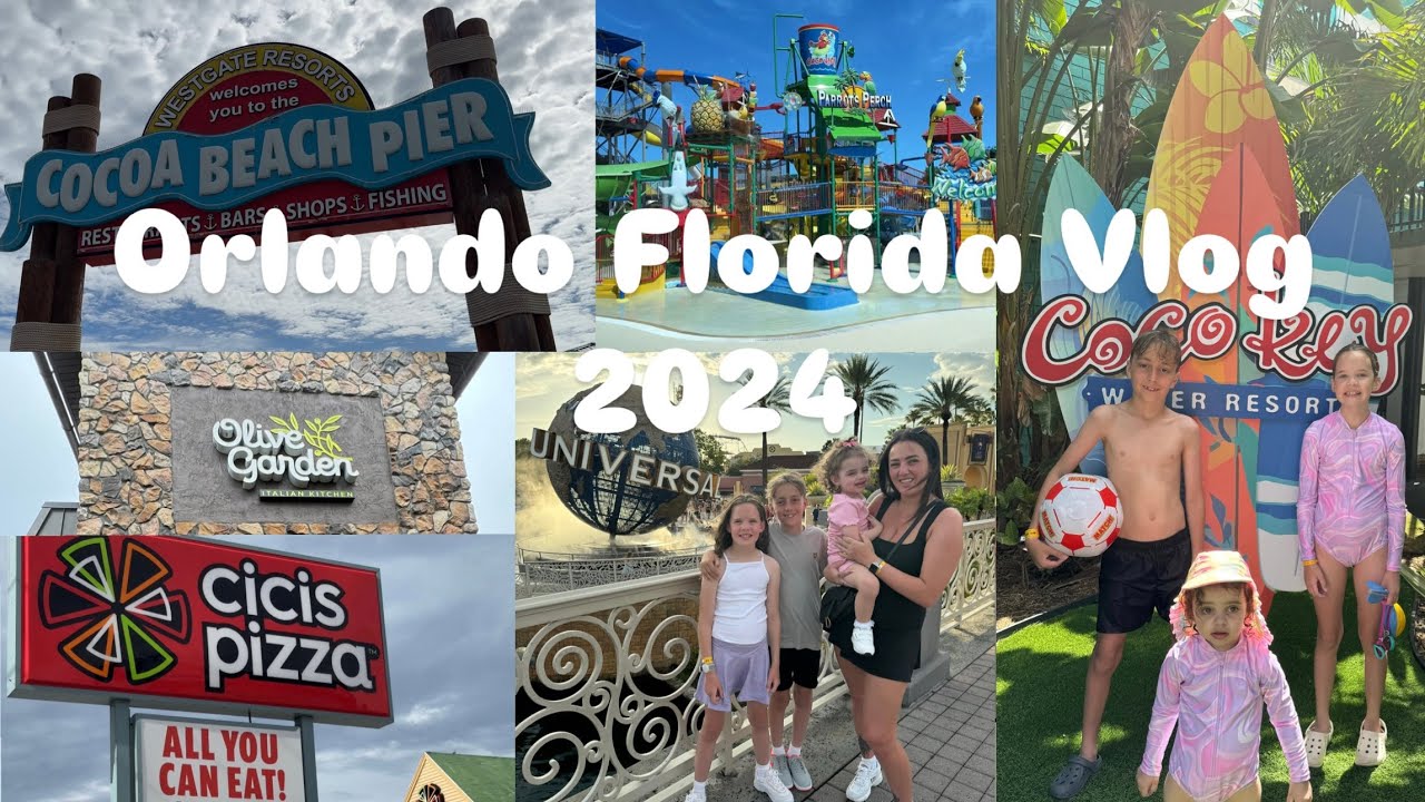 Orlando Florida Vlog - Coco Key, Cocoa Beach 🌴☀️, Olive Garden 🫒, Disney Springs & MORE! 🇺🇸 