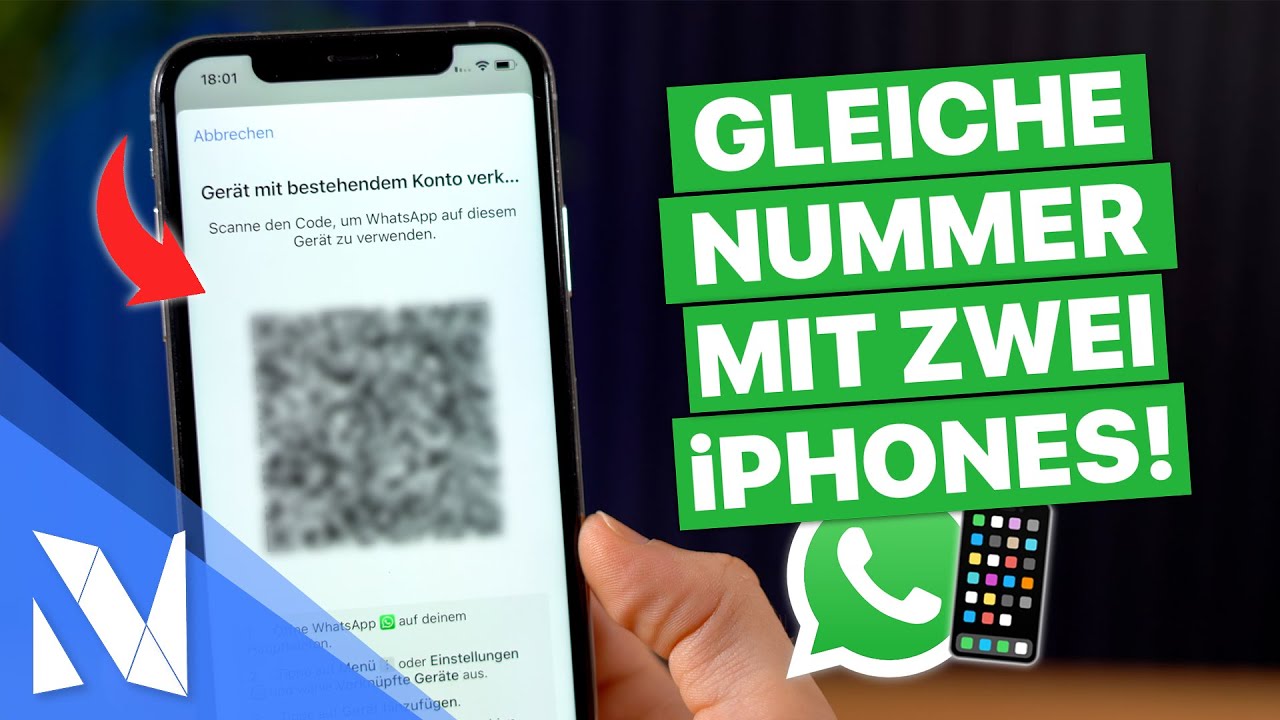 WhatsApp mit der GLEICHEN Nummer auf ZWEI iPhones nutzen - so geht's (2023) | Nils-Hendrik Welk