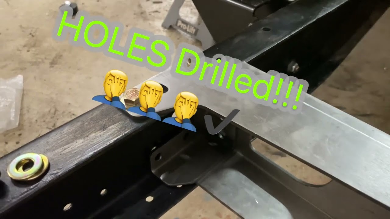 All American billet C10 trailing arm crossmember install on project &ldquo;shor10&rdquo;