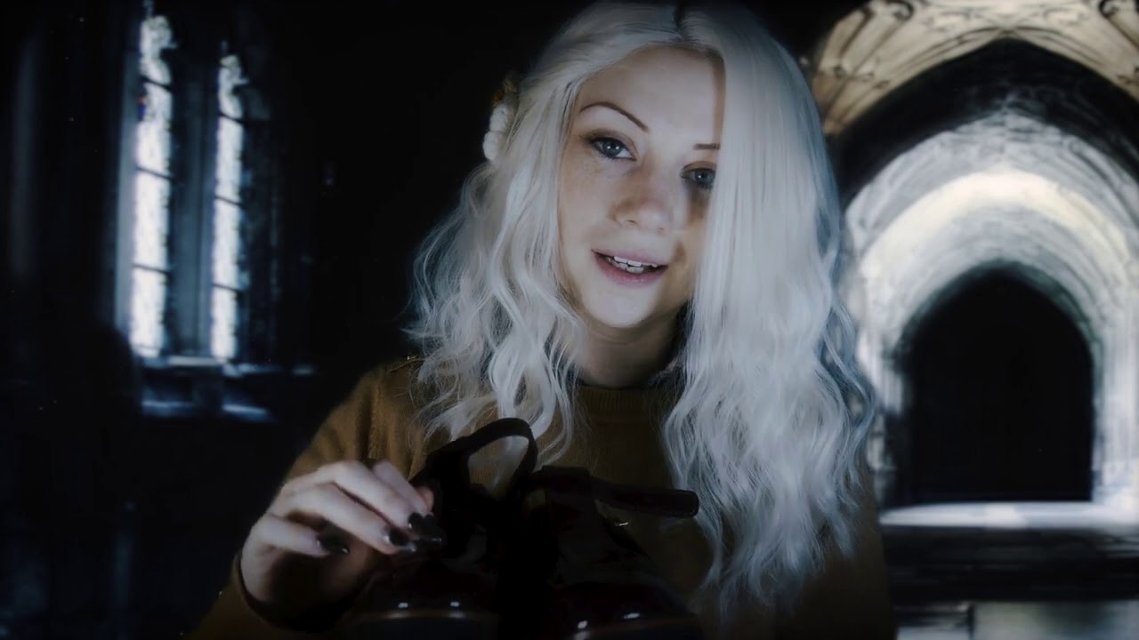 ASMR - Luna tries spells to move her feet from the ground.